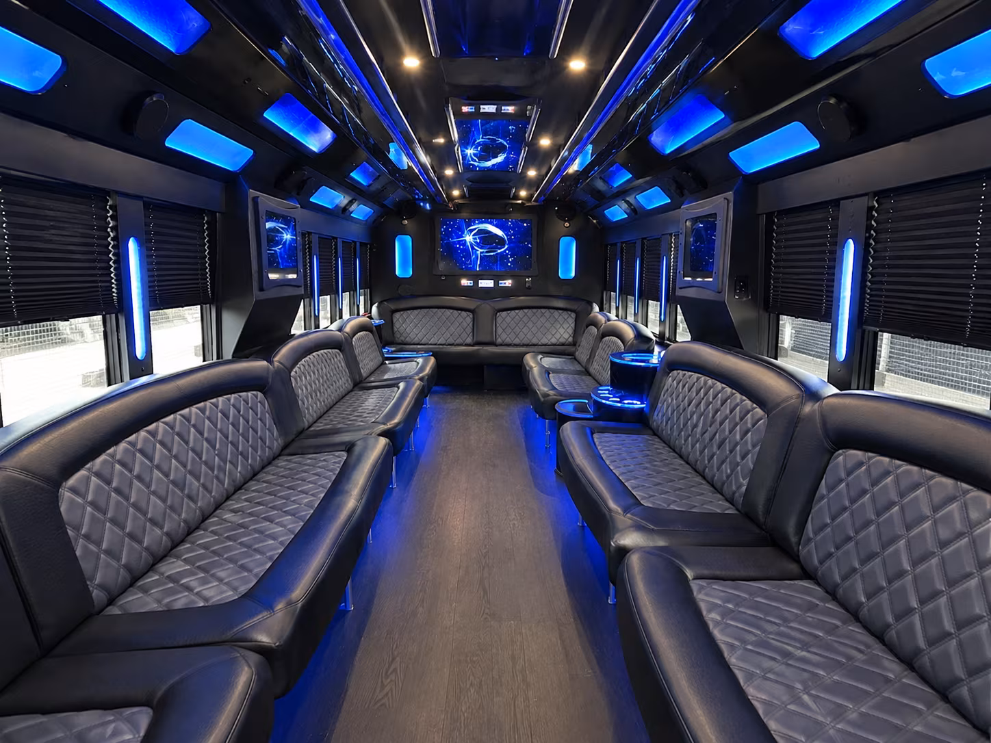 stamford night on town party bus rental